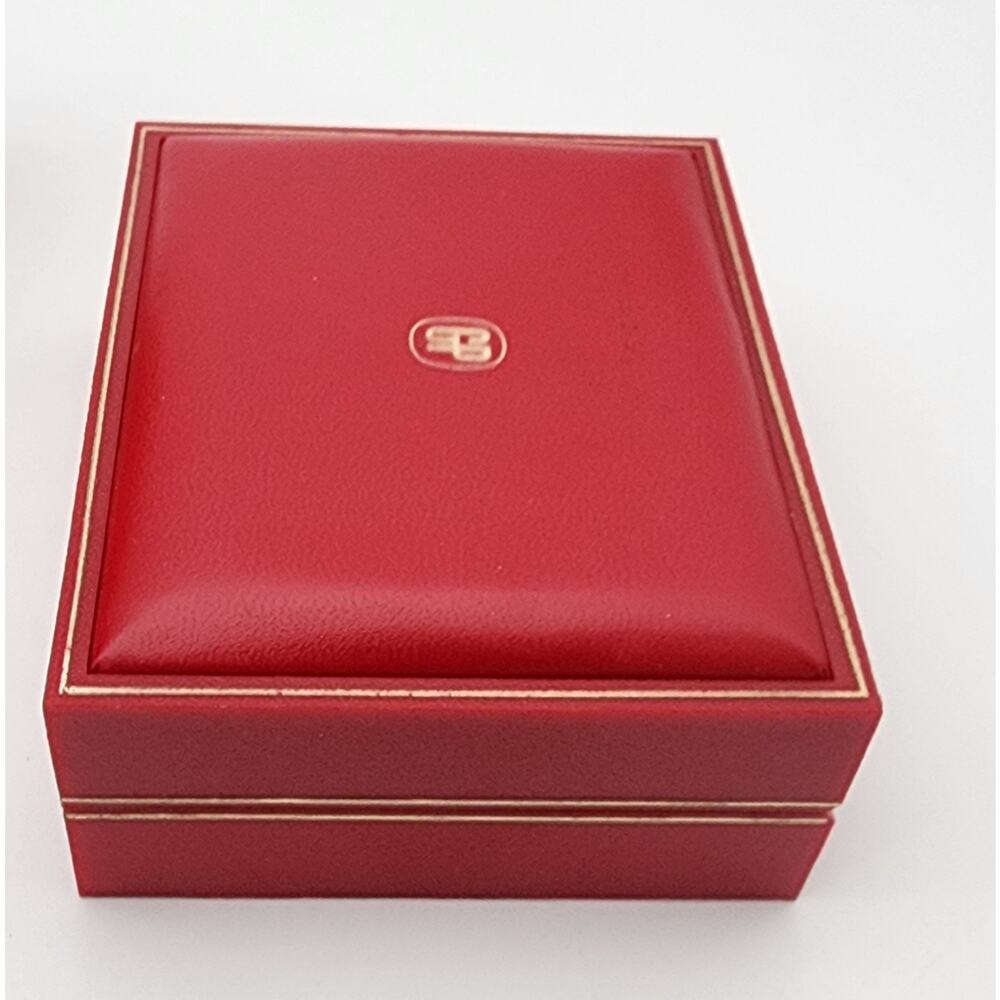 Vtg 1960s Girard-Perregaux Red Gold Presentation Clamshell Watch Box & Documents - Picture 9 of 16
